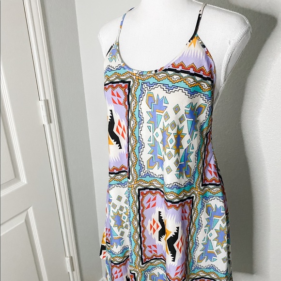 NWOT Naven Multi-Color Boho Style A-Line Dress - Picture 3 of 6